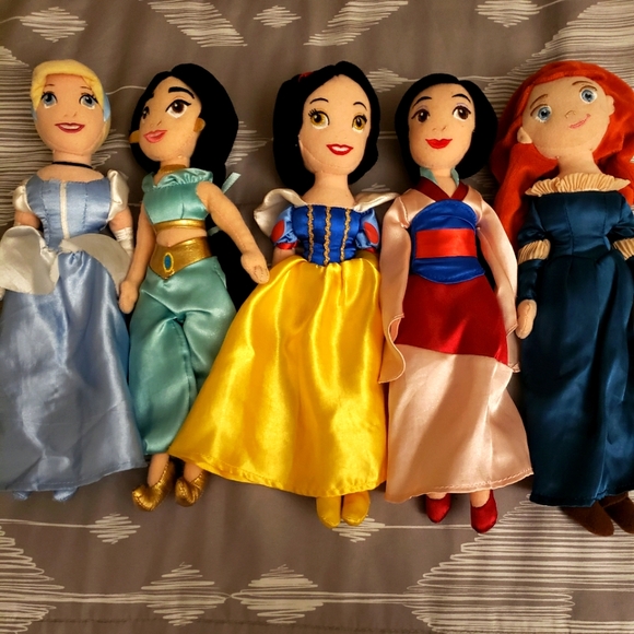 Disney Other - Plush Disney Princess Doll Set